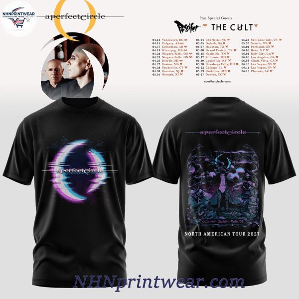 A Perfect Circle North American Tour 2027 Graphic Tee
